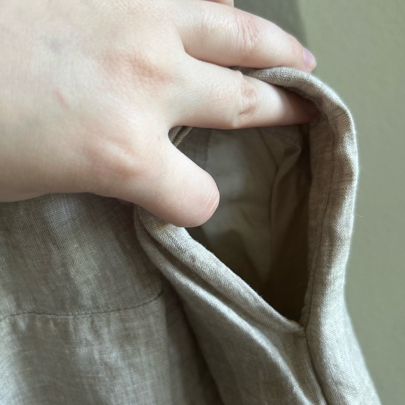 Haven Tan Linen Kaftan - Picture 6 of 12